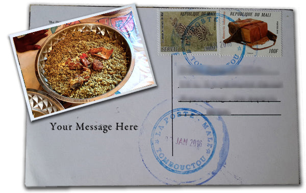 2. Labadja Postcard with Recipe on the Back